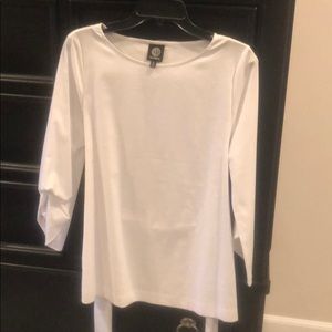 White shirt...with belt detail. Never worn